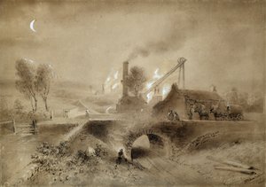 Tête de puits et chemin de fer - John Wilson (after) Carmichael