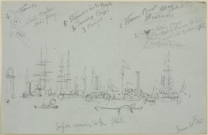 Scène de port - John Wilson Carmichael