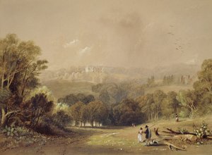 Parc de Roundhay, Leeds (aquarelle sur papier) - John Wilson Carmichael