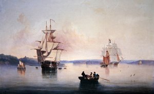 Saltash Creek - Près de Plymouth - John Wilson Carmichael