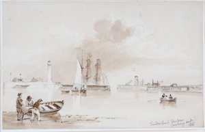 Port de Sunderland Regardant vers l