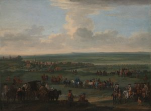 George I à Newmarket, 4 ou 5 octobre 1717 - John Wootton