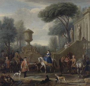 Préparation pour la chasse, c.1740-50