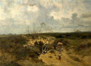 Un bout de route sablonneux, 1874 - John Wright Oakes