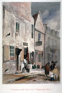 Vue des restes de la porte est de l