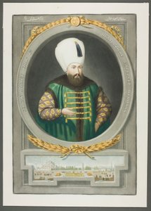 Achmet Kahn I, des Portraits des empereurs de Turquie - John Young