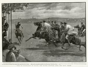 Polo au clair de lune à Malte, le match entre les équipes de l