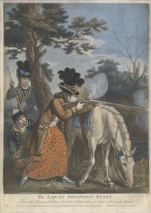 Le Poney de tir des dames, 1780 - John after Collet