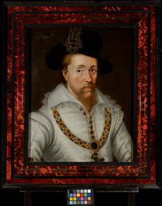 Jacques I & VI (1556-1625) - John de the Elder (studio of) Critz