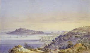 La Ville et le Port de Zante - John or Giovanni Schranz
