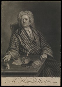 Thomas Weston, c.1725 - John the younger Faber