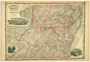 Université de Virginie, Dismal Swamp et Ville de Baltimore. Planches 29-30.