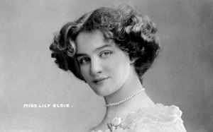 Lily Elsie 1886-1962, actrice anglaise, début du 20ème siècle - Johnston and Hoffman