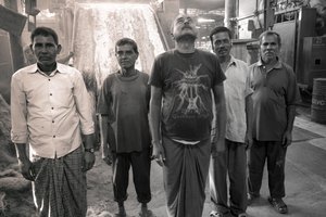 Usine de jute, Kolkata, Inde, 2017 (photo) - Jon Nicholson