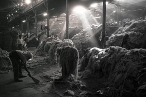Usine de jute, Kolkata, Inde, 2017 (photo)