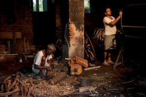 Tireurs de pousse-pousse, Kolkata, 2009 (photo)
