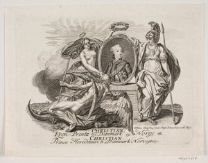 Christian VII en tant que prince héritier - Jonas Haas
