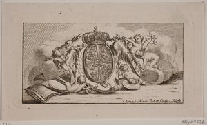 Vignette avec armoiries - Jonas Haas