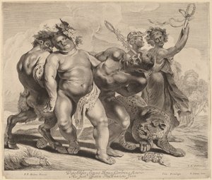 Ivresse de Bacchus - Jonas Suyderhoff after Sir Peter Paul Rubens