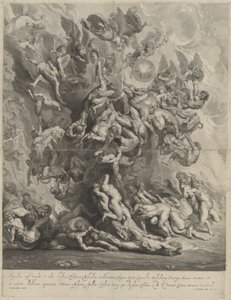 La Chute des damnés - Jonas Suyderhoff, after Sir Peter Paul Rubens