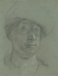 Autoportrait au chapeau de toile - Jonathan Richardson the Elder
