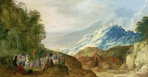 Le Sermon sur la Montagne (figures possiblement par Hans Jordeans) - Joos or Josse de Momper