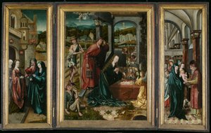 Triptyque de Bethléem, vers 1540 - Joos van (attr. to) Cleve