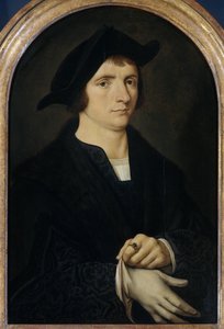 Portrait de Joris Vezeleer - Joos van Cleve (copy after)