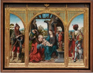 Adoration des Mages, vers 1525 - Joos van Cleve