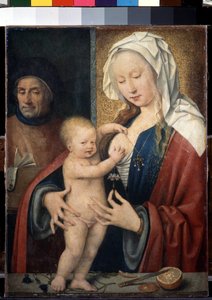 La sainte famille - Joos van Cleve