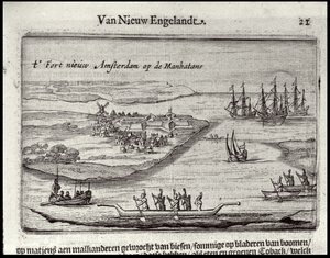 Vue de New Amsterdam, 1626-28 - Joost Hartgers