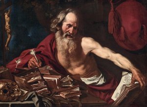 Saint Jérôme dans sa cellule, 1654 - Joost Van de Hamme