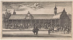 Vue de la Bourse à Rotterdam