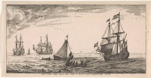 Navires en mer