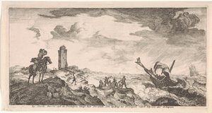 Tempête en mer