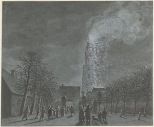 Incendie dans le clocher de l