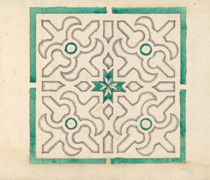 Album contenant 75 dessins pour treillis de jardin et parterres