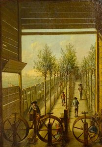 Chemin de fer de jardin à Gouda en 1795 - Joris Herst