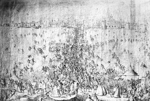 Amusements sur la rivière Escaut - Joris Hoefnagel