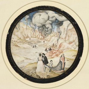 Les bains de soufre de la Solfatara près de Pozzuoli - Joris Hoefnagel