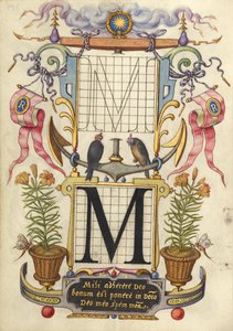 Guide de construction de la lettre M - Joris Hoefnagel