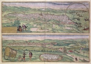 Carte de Barcelone, de 