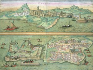 Carte de Candie et Corfou, de 