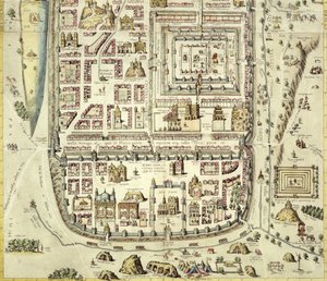 Carte de Jérusalem et des environs, de 