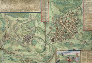 Carte de Jérusalem, de 