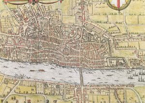 Carte de Londres, de 