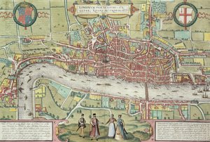 Carte de Londres, de 