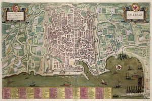 Carte de Palerme, de 