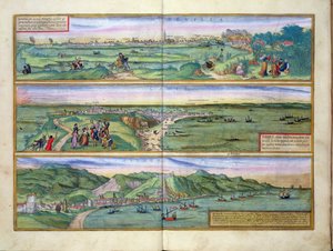 Carte de Séville, Cadix et Malaga, de 