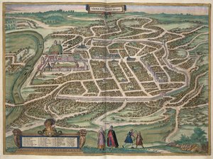 Carte de Vilnius, Lituanie, de 